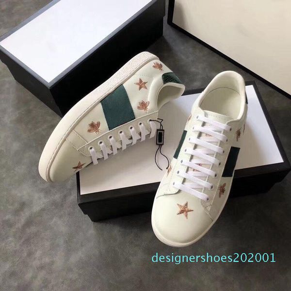 luxury designer shoes 100% ace leather sneaker men womens classic trainers python tiger bee flower embroidered cock love sneakers cn10, Black
luxury designer shoes 100% ace leather sneaker men womens classic trainers python tiger bee flower embroidered cock love sneakers cn10, Black
