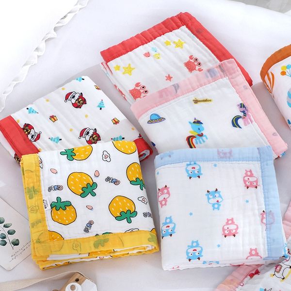 steamed children's gauze edge pure cotton 6-layer quilt baby baby kindergarten summer bath towel bath towel cool quilt 
steamed children's gauze edge pure cotton 6-layer quilt baby baby kindergarten summer bath towel bath towel cool quilt