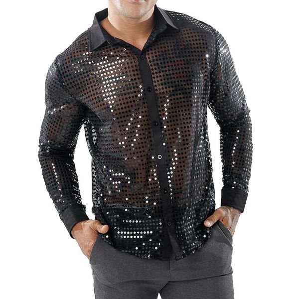 jaycosin fashion men autumn night club sequins shirts long sleeve hollow shirt perspective turn down collar blouse 129, White;black
jaycosin fashion men autumn night club sequins shirts long sleeve hollow shirt perspective turn down collar blouse 129, White;black