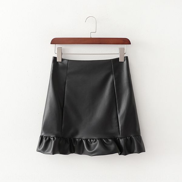 wind 2020 autumn and winter side new fashion all-match pleated sheath short leather skirt flounced skirt, Black
wind 2020 autumn and winter side new fashion all-match pleated sheath short leather skirt flounced skirt, Black