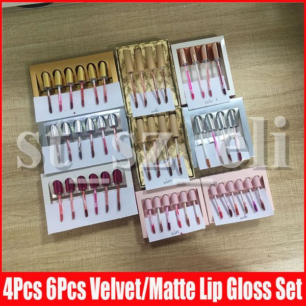 9 style lip makeup birthday collection matte velvet liquid lipstick lip gloss kit 6pcs/set gold silver valentine nudes koko lipgloss set
9 style lip makeup birthday collection matte velvet liquid lipstick lip gloss kit 6pcs/set gold silver valentine nudes koko lipgloss set
