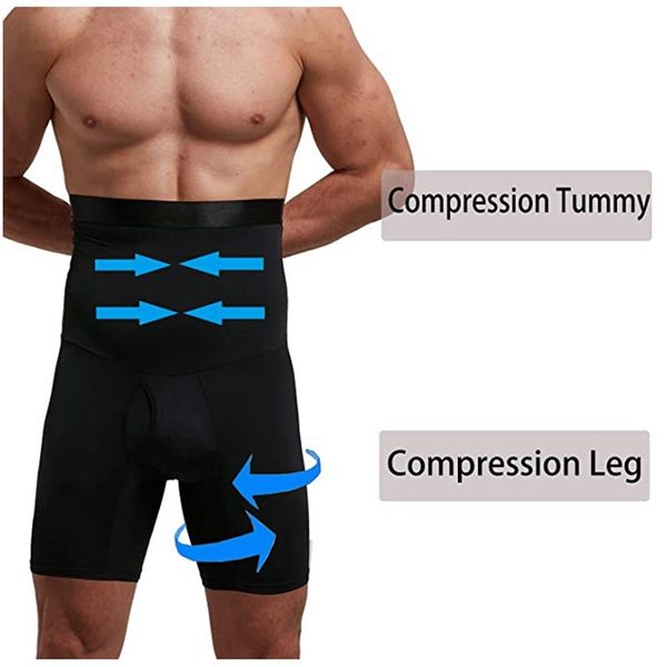 mens body shaper compression shorts waist trainer tummy control slimming shapewear modeling girdle anti chafing boxer underwear, White;black
mens body shaper compression shorts waist trainer tummy control slimming shapewear modeling girdle anti chafing boxer underwear, White;black
