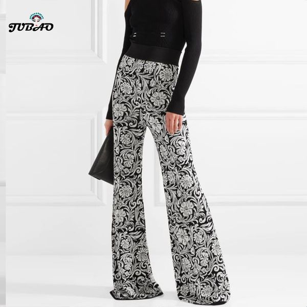 black floar bandage rayon flare pants high pants active wear women long work women office legging vintage, Black;white
black floar bandage rayon flare pants high pants active wear women long work women office legging vintage, Black;white