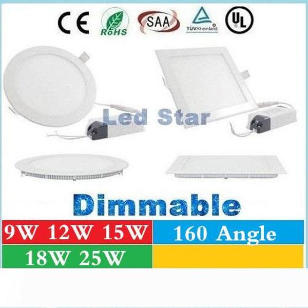 dimmable led down lights panel lights 9w 12w 15w 18w 25w led recessed lights downlights ceiling lamp ac 85-265v + ce ul
dimmable led down lights panel lights 9w 12w 15w 18w 25w led recessed lights downlights ceiling lamp ac 85-265v + ce ul