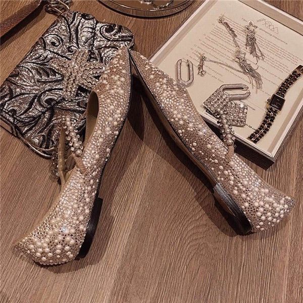 2020 fashion classic woman flat shoes calf leather goat skin crystal metal jimmy flat shallow mouth crystal wedding shoes 34-40, Black
2020 fashion classic woman flat shoes calf leather goat skin crystal metal jimmy flat shallow mouth crystal wedding shoes 34-40, Black