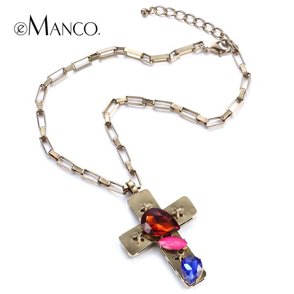 emanco crystal cross pendant gold-color chain necklace zinc alloy jewelry necklaces & pendants summer style bijoux, Silver
emanco crystal cross pendant gold-color chain necklace zinc alloy jewelry necklaces & pendants summer style bijoux, Silver