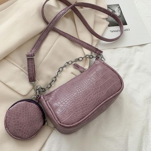 popular simple female daily bag 2 in 1 stripe pu leather crossbody bag women shoulder purse with round purse
popular simple female daily bag 2 in 1 stripe pu leather crossbody bag women shoulder purse with round purse