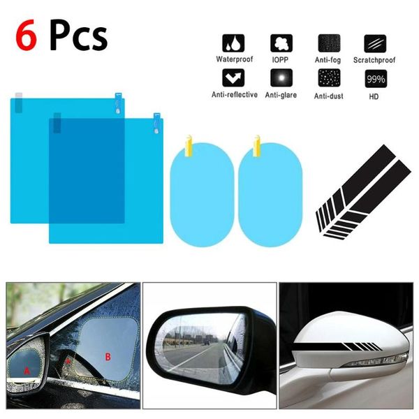 6 pieces/set car side window protective film anti fog membrane anti-glare waterproof rainproof car sticker clear film
6 pieces/set car side window protective film anti fog membrane anti-glare waterproof rainproof car sticker clear film