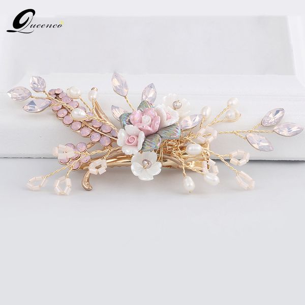 pink crystal pearl floral bridal hair clip wedding bridal hair accessories fashion women headpiece jewelry, Golden;silver
pink crystal pearl floral bridal hair clip wedding bridal hair accessories fashion women headpiece jewelry, Golden;silver
