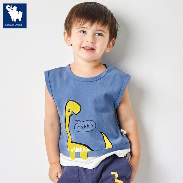 children's cotton boys' fashionable sleeveless children's korean vest round swing dinosaur vest, Blue
children's cotton boys' fashionable sleeveless children's korean vest round swing dinosaur vest, Blue