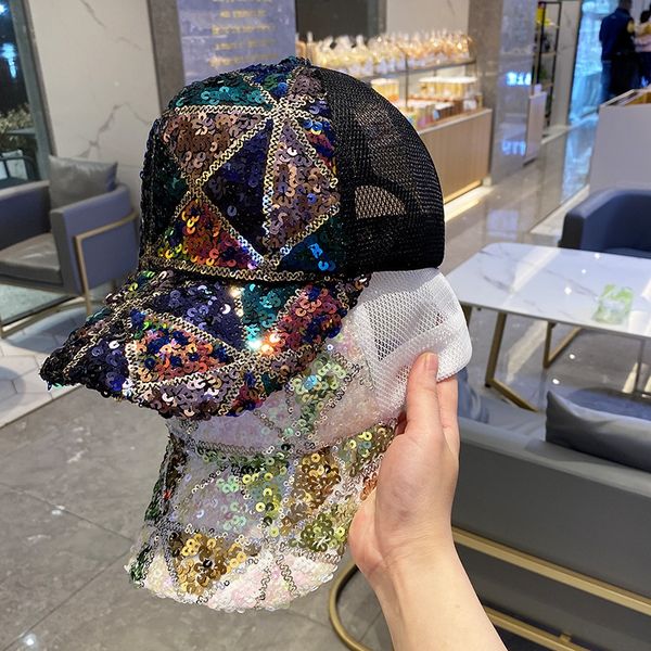 hat female korean color sequins summer breathable mesh youth travel shopping sun hat baseball cap baseball cap, Blue;gray
hat female korean color sequins summer breathable mesh youth travel shopping sun hat baseball cap baseball cap, Blue;gray