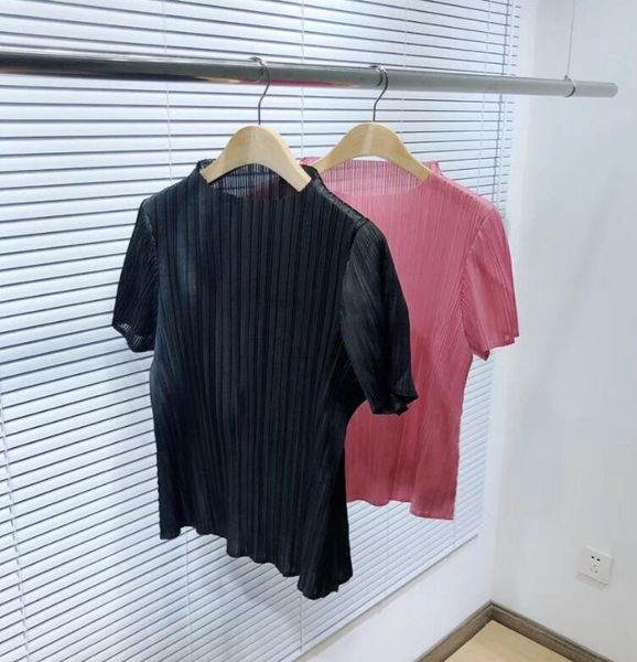 classic fashion women's issey shirt luxury designer miyake short sleeve summer women's black pink, White
classic fashion women's issey shirt luxury designer miyake short sleeve summer women's black pink, White