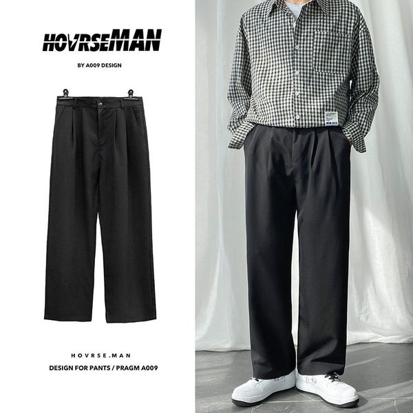 men's suits & blazers korean straight casual pants fashion solid color business dress men streetwear loose suit mens trousers m-5xl, White;black
men's suits & blazers korean straight casual pants fashion solid color business dress men streetwear loose suit mens trousers m-5xl, White;black