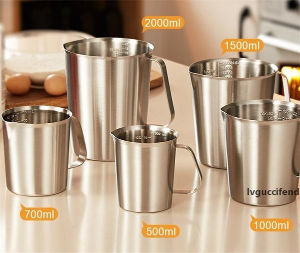 304 stainless steel measuring cup with inner scale design kitchen scale cup liquid measuring cups pull flower cup kitchen tools t200326
304 stainless steel measuring cup with inner scale design kitchen scale cup liquid measuring cups pull flower cup kitchen tools t200326