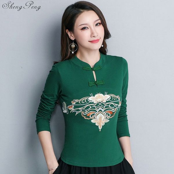 ethnic clothing cheongsam traditional chinese clothes for women long sleeve plus size 5xl shirt cotton vintage tee blouse v1696, Red
ethnic clothing cheongsam traditional chinese clothes for women long sleeve plus size 5xl shirt cotton vintage tee blouse v1696, Red