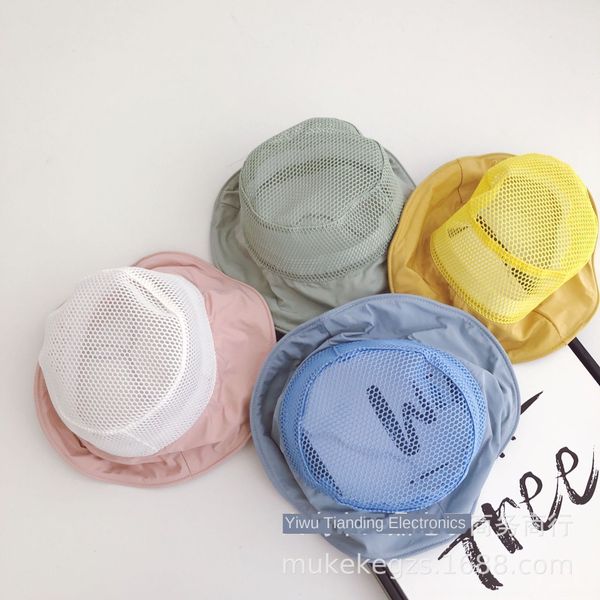 tianding korean wind breathable mesh children fisherman baby fisherman net hollow sun net hat basin hat, Blue;gray
tianding korean wind breathable mesh children fisherman baby fisherman net hollow sun net hat basin hat, Blue;gray