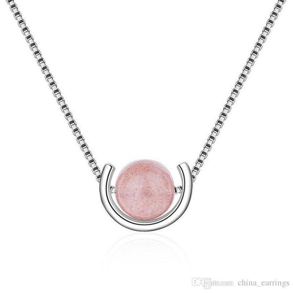 2019 new style pink crystal ball necklaces & pendants for women simple fashion pendant jewelry 925 silver necklace
2019 new style pink crystal ball necklaces & pendants for women simple fashion pendant jewelry 925 silver necklace