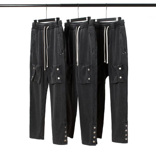 qoolxcwear 2020 autumn winter high street metal button heavy industry wash water pants dark wind hip-hop pants, Black
qoolxcwear 2020 autumn winter high street metal button heavy industry wash water pants dark wind hip-hop pants, Black