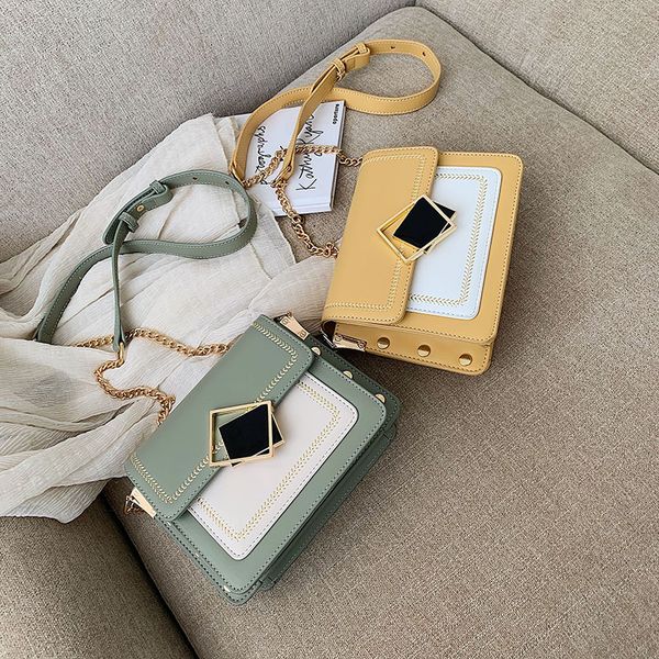 chain pu leather crossbody bags for women 2020 small shoulder messenger bag special lock design female travel handbags
chain pu leather crossbody bags for women 2020 small shoulder messenger bag special lock design female travel handbags