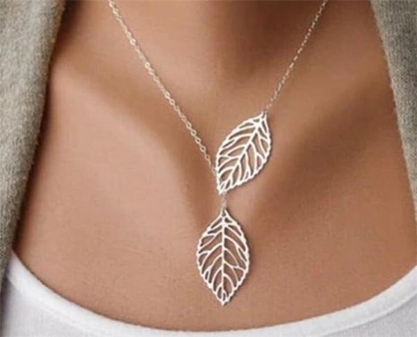 20pcs simple european new fashion vintage punk gold hollow two leaf leaves pendant necklace clavicle chain charm jewelry r011, Silver
20pcs simple european new fashion vintage punk gold hollow two leaf leaves pendant necklace clavicle chain charm jewelry r011, Silver