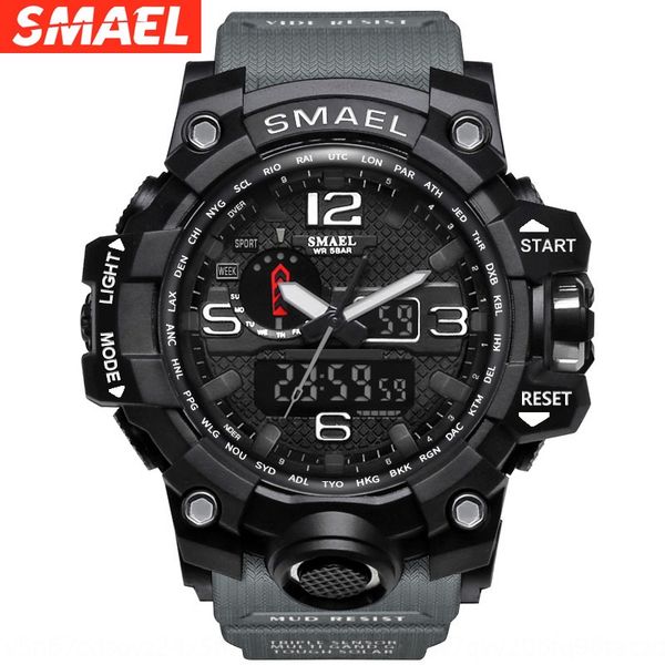smael1545 fashion meter electronic waterproof meter sports multifunctional electronic watch couple popular men's waterproof watch, Blue
smael1545 fashion meter electronic waterproof meter sports multifunctional electronic watch couple popular men's waterproof watch, Blue