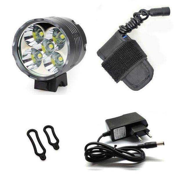 wasafire 7000 lumens led bike light lamp 5*t6 led headlamp lantern bicycle light headlight + 5200mah battery pack last 4 hours
wasafire 7000 lumens led bike light lamp 5*t6 led headlamp lantern bicycle light headlight + 5200mah battery pack last 4 hours