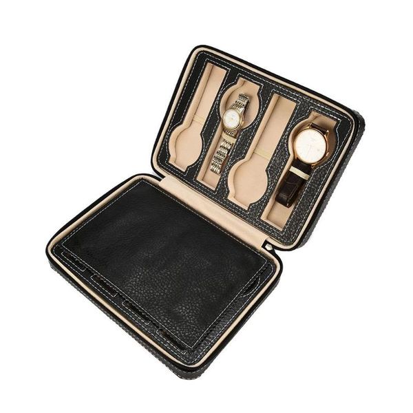 2/4/8 pu leather travel watch storage case zipper wristwatch box organizer, Black;blue
2/4/8 pu leather travel watch storage case zipper wristwatch box organizer, Black;blue