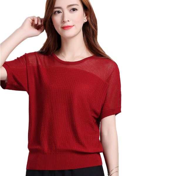 short sleeve summer pullover fashion cool knitted women female yellow knit jumper ladies korea causal pull, White;black
short sleeve summer pullover fashion cool knitted women female yellow knit jumper ladies korea causal pull, White;black