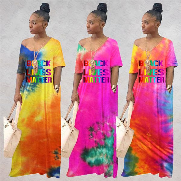 women black lives matter loose long dress tie dye gradient color oversize maxi dresses short sleeve overall beachwear bikinis cover d71404, White
women black lives matter loose long dress tie dye gradient color oversize maxi dresses short sleeve overall beachwear bikinis cover d71404, White
