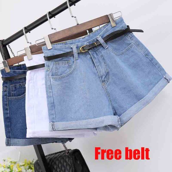 women's shorts women denim high waist jeans street wear loose casual female, White;black
women's shorts women denim high waist jeans street wear loose casual female, White;black