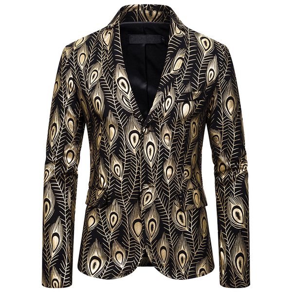casual suits blazer men for party feather bronzing printing dresses fashion stage slim suits silver gold new, White;black
casual suits blazer men for party feather bronzing printing dresses fashion stage slim suits silver gold new, White;black