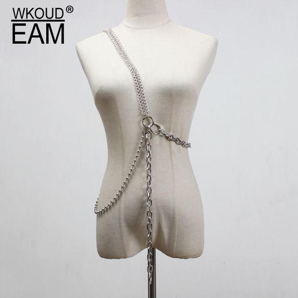 wkoud eam 2020 new punk wild removable strap chain for women fashion temperament metal chain female tide pf370, Black;brown
wkoud eam 2020 new punk wild removable strap chain for women fashion temperament metal chain female tide pf370, Black;brown