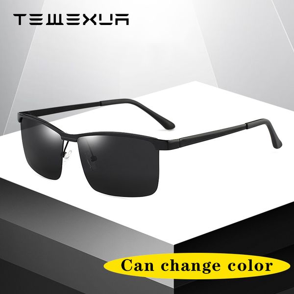 tewexua square pchromic sunglasses men polarized driving chameleon glasses male change color day night vision drive uv400, White;black
tewexua square pchromic sunglasses men polarized driving chameleon glasses male change color day night vision drive uv400, White;black