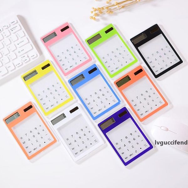 portable card calculator mini 8 digits multifunction solar energy counter kids student stationery 
portable card calculator mini 8 digits multifunction solar energy counter kids student stationery