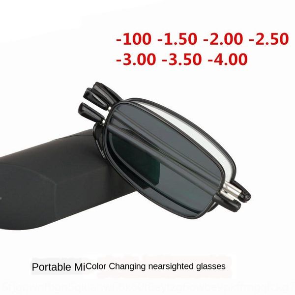 new portable mini antenna finished myopia men's and women's solar color myopia glasses antenna folding glasses, Silver
new portable mini antenna finished myopia men's and women's solar color myopia glasses antenna folding glasses, Silver