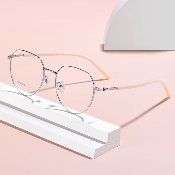 golden flat female korean style fashionable simple ultra light frame round face glasses frame with myopia flat glasses male, Silver
golden flat female korean style fashionable simple ultra light frame round face glasses frame with myopia flat glasses male, Silver