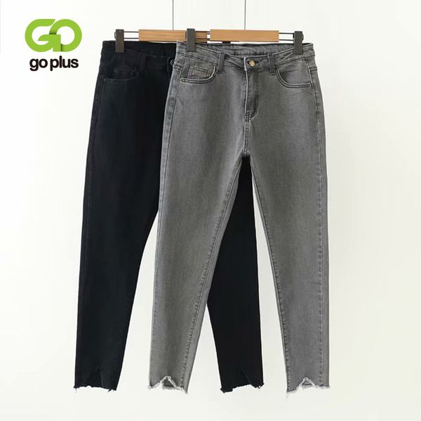 goplus korean style women jeans large size high waist gray black jeans skinny woman pencil pants grande taille femme c9561, Blue
goplus korean style women jeans large size high waist gray black jeans skinny woman pencil pants grande taille femme c9561, Blue