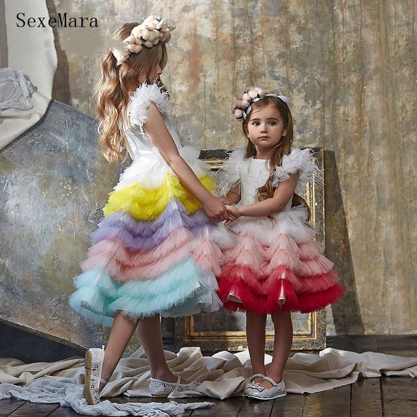 new flower girl dresses ball gowns puffy skirt girls princess elegant birthday party pageant dresses, Red;yellow
new flower girl dresses ball gowns puffy skirt girls princess elegant birthday party pageant dresses, Red;yellow