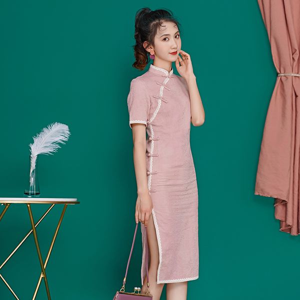 ethnic clothing chinese traditional women qipao dress summer style young improved cheongsam fashion girls students oriental, Red
ethnic clothing chinese traditional women qipao dress summer style young improved cheongsam fashion girls students oriental, Red
