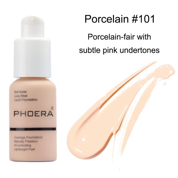 phoera liquid foundation soft matte oil control concealer full coverage 30ml liquid foundation cream 10 colors
phoera liquid foundation soft matte oil control concealer full coverage 30ml liquid foundation cream 10 colors