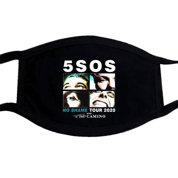 5 seconds of summer 5sos no shame tour 2020 with the band camino mask s5xl lykli, Black
5 seconds of summer 5sos no shame tour 2020 with the band camino mask s5xl lykli, Black