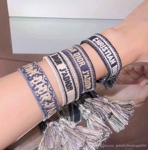 many colors rope material bracelet with sewing words and tassel famous bracelet wedding jewelry ps7272, Black
many colors rope material bracelet with sewing words and tassel famous bracelet wedding jewelry ps7272, Black