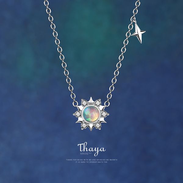 thaya authentic 100% s925 sterling silver polaris necklace charms chain cubic zircon necklaces for women gift fine jewelry
thaya authentic 100% s925 sterling silver polaris necklace charms chain cubic zircon necklaces for women gift fine jewelry