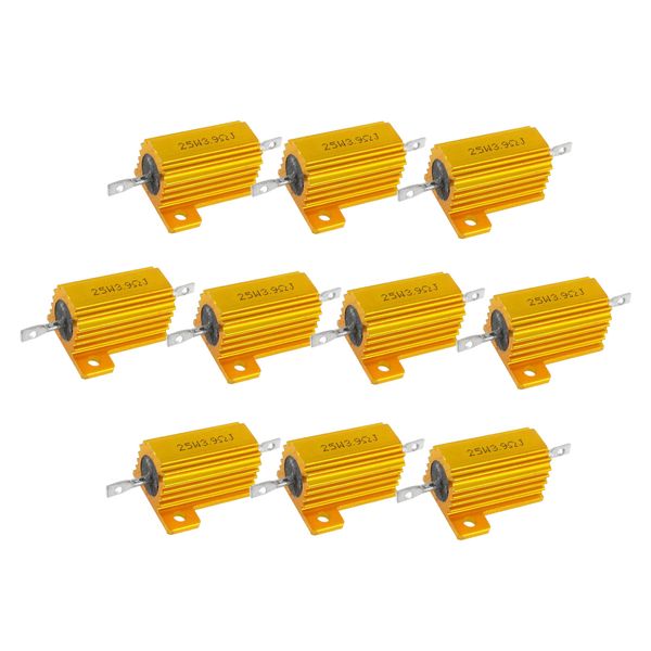 10pcs aluminium clad power wirewound resistors shell resistor 25w 3.9ohm
10pcs aluminium clad power wirewound resistors shell resistor 25w 3.9ohm