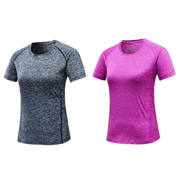 women sports shirt quick-dry elastic round neck short sleeve breathable yoga sports running t-shirt summer fitness, Black;blue
women sports shirt quick-dry elastic round neck short sleeve breathable yoga sports running t-shirt summer fitness, Black;blue