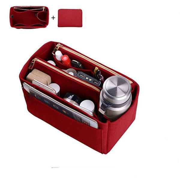 womens makeup organizer/ felt insert bag for handbag travel inner purse portable cosmetic bags fit
womens makeup organizer/ felt insert bag for handbag travel inner purse portable cosmetic bags fit