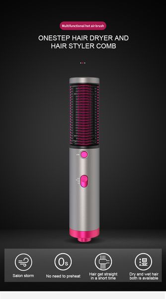 hot air brush фен и styler титана отопление выпрямитель для волос бигуди волосы расческой volumizer blower styling tool, Black
hot air brush фен и styler титана отопление выпрямитель для волос бигуди волосы расческой volumizer blower styling tool, Black