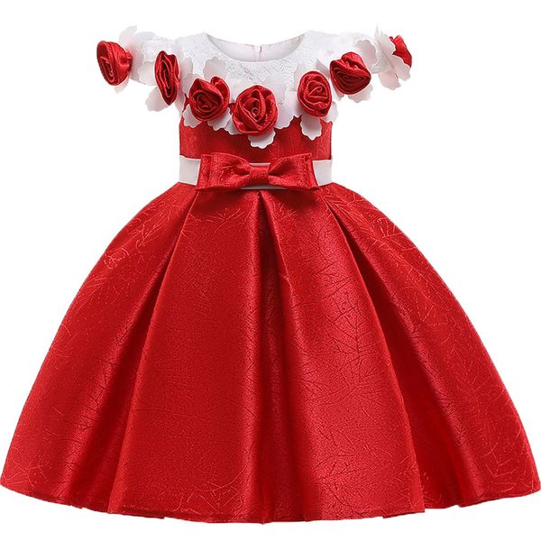2019 new baby girls flower wedding party dresses children clothing dress vestidos costume clothes for 3-10 years t200709, Red;yellow
2019 new baby girls flower wedding party dresses children clothing dress vestidos costume clothes for 3-10 years t200709, Red;yellow