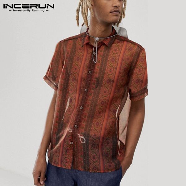 men's casual shirts incereun men fashion printed short sleeve lapel camisa loose floral mesh blusas summer harajuku s-5xl, White;black
men's casual shirts incereun men fashion printed short sleeve lapel camisa loose floral mesh blusas summer harajuku s-5xl, White;black