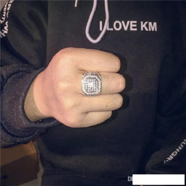 mens hip hop кольца ювелирных изделий позолоченного алмазные большие кольца новой нерж.сталь кольцо для мужчин, Silver
mens hip hop кольца ювелирных изделий позолоченного алмазные большие кольца новой нерж.сталь кольцо для мужчин, Silver